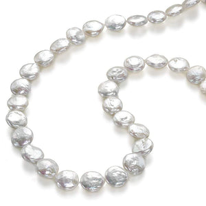 Button Frost Pearl Necklace - Orchira Pearl Jewellery