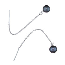 Load image into Gallery viewer, Carmen Black Pearl Earrings - Orchira Pearl Jewellery
