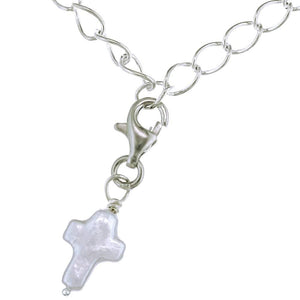 Charm Amuse Cross Shaped Pearl Charm - Orchira Pearl Jewellery