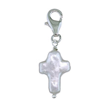 Load image into Gallery viewer, Charm Amuse Cross Shaped Pearl Charm - Orchira Pearl Jewellery
