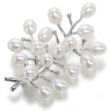 Load image into Gallery viewer, Coral Tree White Pearl Brooch - Orchira Pearl Jewellery
