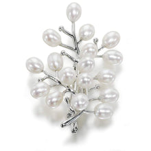 Load image into Gallery viewer, Coral Tree White Pearl Brooch - Orchira Pearl Jewellery
