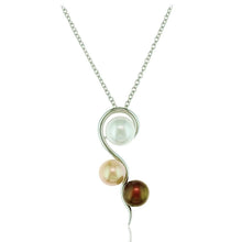 Load image into Gallery viewer, Drifting Bubbles Pearl Pendant Necklace - Orchira Pearl Jewellery
