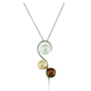 Drifting Bubbles Pearl Pendant Necklace - Orchira Pearl Jewellery