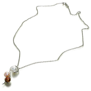 Drifting Bubbles Pearl Pendant Necklace - Orchira Pearl Jewellery