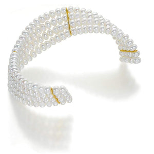 Evening at Windsor Pearl Bangle - Orchira Pearl Jewellery
