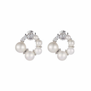 Fleur De Bonheur Pearl Earrings - Orchira Pearl Jewellery