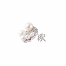 Load image into Gallery viewer, Fleur De Bonheur Pearl Earrings - Orchira Pearl Jewellery
