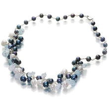 Load image into Gallery viewer, Giovanni Rock Pearl And Crystal Necklace - Orchira Pearl Jewellery
