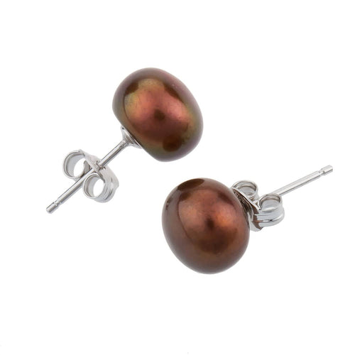 Glowing Glory Pearl Stud Earrings - Orchira Pearl Jewellery