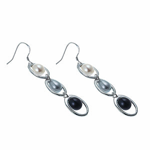 Illusion Trilogy Pearl Earrings - Orchira Pearl Jewellery