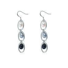 Load image into Gallery viewer, Illusion Trilogy Pearl Earrings - Orchira Pearl Jewellery
