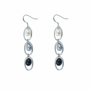 Illusion Trilogy Pearl Earrings - Orchira Pearl Jewellery