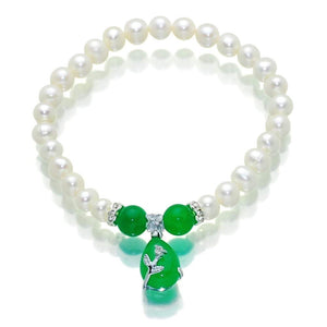 Jade Obsession Pearl Bracelet - Orchira Pearl Jewellery