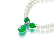 Load image into Gallery viewer, Jade Obsession Pearl Bracelet - Orchira Pearl Jewellery
