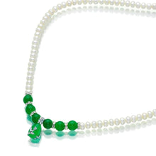 Load image into Gallery viewer, Jade Obsession Pearl Necklace - Orchira Pearl Jewellery

