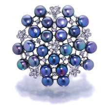 Load image into Gallery viewer, L&#39;Appèl De Lumière Black Pearl Brooch And Pendant - Orchira Pearl Jewellery
