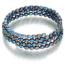 Load image into Gallery viewer, La Rivière Noir Pearl Bracelet - Orchira Pearl Jewellery
