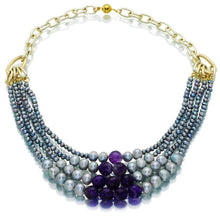 Load image into Gallery viewer, Lady Kensington Pearl And Amethyst Necklace - Orchira Pearl Jewellery
