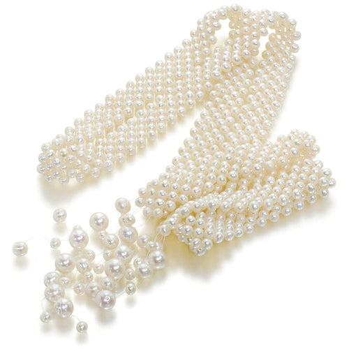 Lasso Pearl Lariat Necklace - Orchira Pearl Jewellery