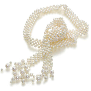Lasso Pearl Lariat Necklace - Orchira Pearl Jewellery