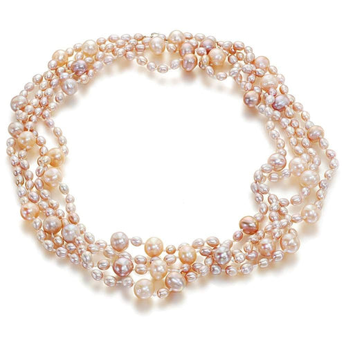 Luster Decadence Pink Pearl Necklace - Orchira Pearl Jewellery