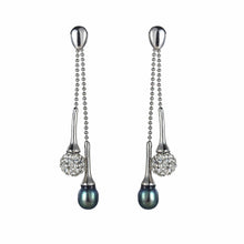 Load image into Gallery viewer, Mercury Stream Pearl Earrings - Orchira Pearl Jewellery
