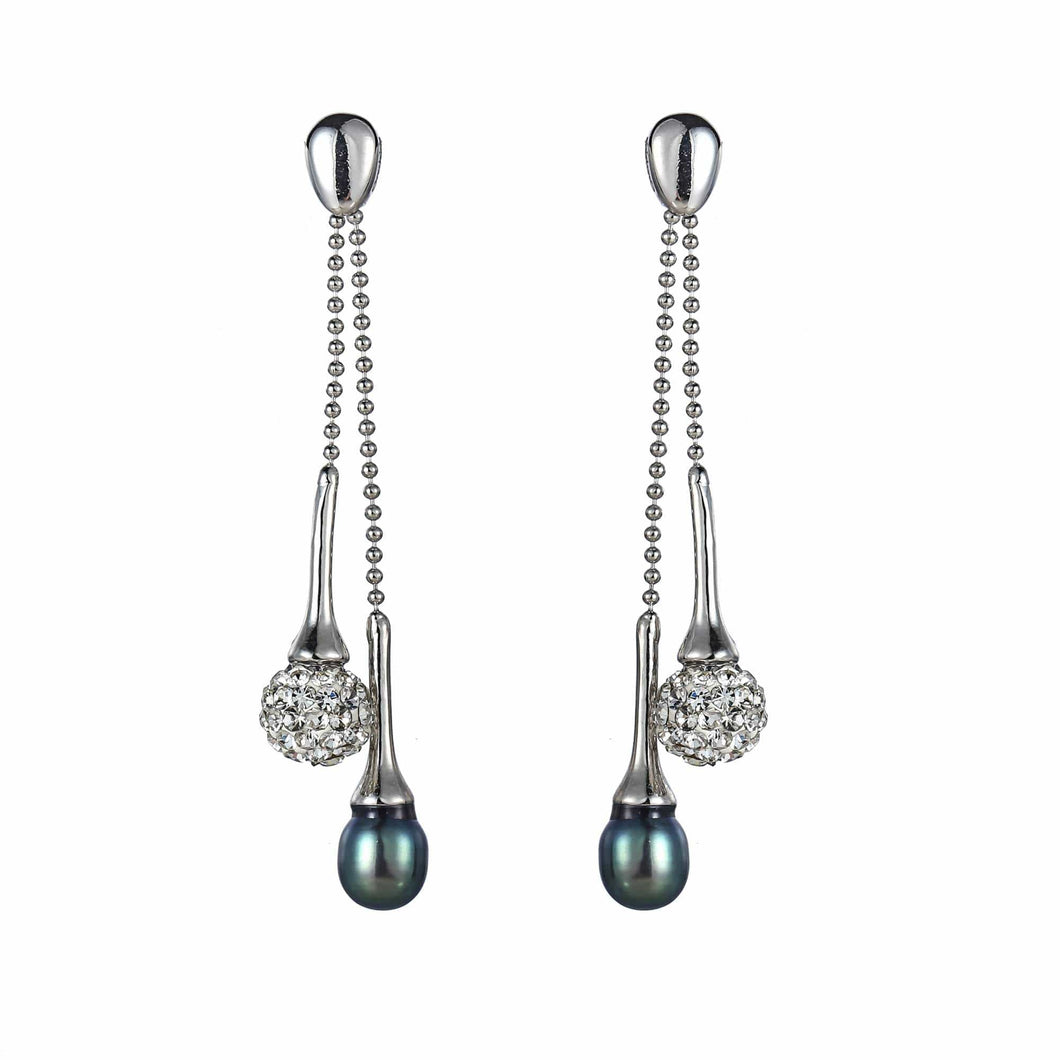 Mercury Stream Pearl Earrings - Orchira Pearl Jewellery