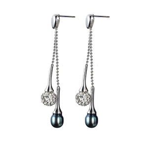 Mercury Stream Pearl Earrings - Orchira Pearl Jewellery