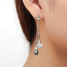 Load image into Gallery viewer, Mercury Stream Pearl Earrings - Orchira Pearl Jewellery
