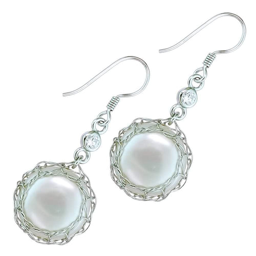 Nebula Luminosity Pearl Earrings - Orchira Pearl Jewellery