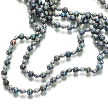 Load image into Gallery viewer, Nightingale Black Pearl Necklace - Orchira Pearl Jewellery
