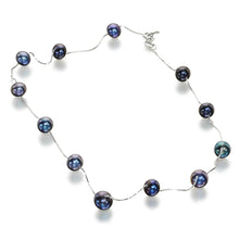 Load image into Gallery viewer, Oxford Beauty Black Pearl Necklace - Orchira Pearl Jewellery
