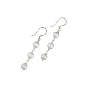 Oxford Beauty Blanc Pearl Earrings - Orchira Pearl Jewellery