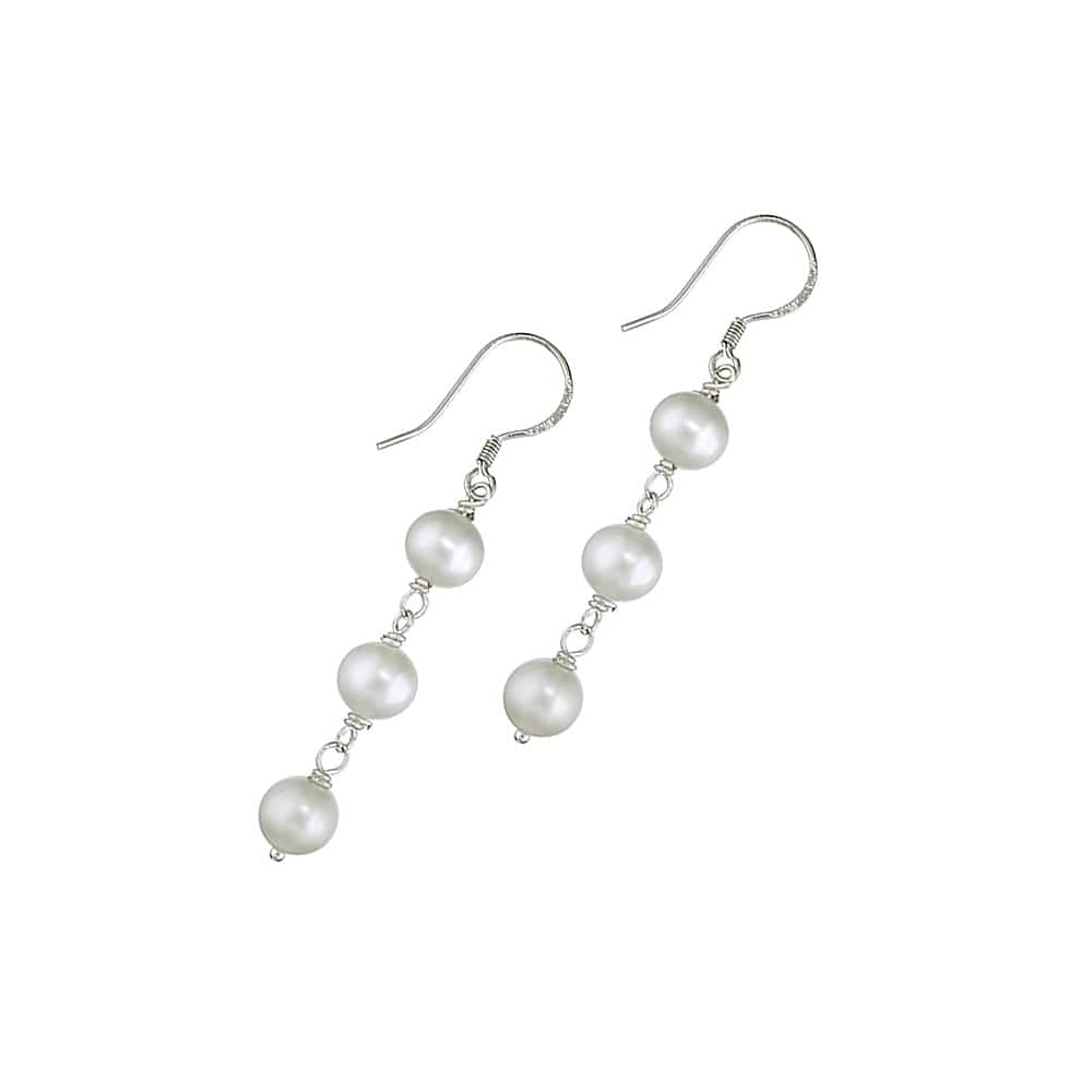 Oxford Beauty Blanc Pearl Earrings - Orchira Pearl Jewellery