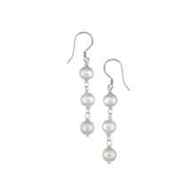 Load image into Gallery viewer, Oxford Beauty Blanc Pearl Earrings - Orchira Pearl Jewellery
