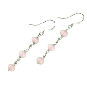 Oxford Beauty Pink Pearl Earrings - Orchira Pearl Jewellery