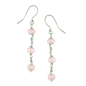 Oxford Beauty Pink Pearl Earrings - Orchira Pearl Jewellery