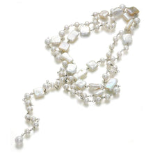 Load image into Gallery viewer, River Dance Pearl Necklace - Orchira Pearl Jewellery
