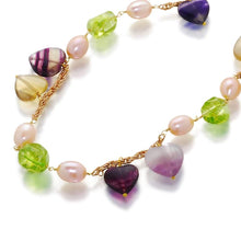 Load image into Gallery viewer, St. Tropez Romance Pearl And Gemstone Necklace - Orchira Pearl Jewellery

