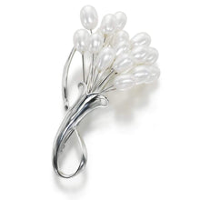 Load image into Gallery viewer, That Bunch Of Flowers White Pearl Brooch - Orchira Pearl Jewellery
