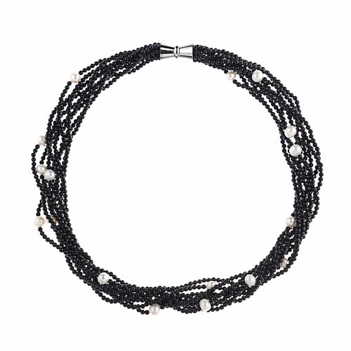 Trinidad's Midnight Pearl Necklace - Orchira Pearl Jewellery