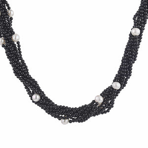 Trinidad's Midnight Pearl Necklace - Orchira Pearl Jewellery