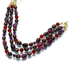Load image into Gallery viewer, Tropic Of Cancer Love Affair Pearl And Agate Necklace - Orchira Pearl Jewellery
