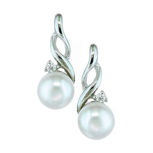 Load image into Gallery viewer, Twinkle Twist Pearl Earrings - Orchira Pearl Jewellery
